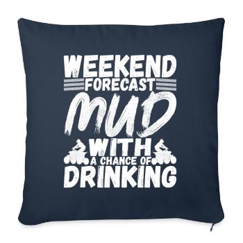 Quad Bike Quad Riders - Sofa pillowcase 17,3'' x 17,3'' (45 x 45 cm) - navy - Front