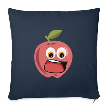 Apple Costume - Sofa pillowcase 17,3'' x 17,3'' (45 x 45 cm) - navy - Front