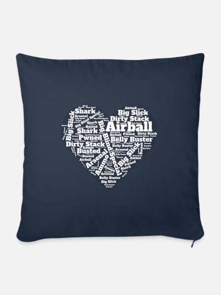 Poker Pokerspieler Casino - Sofakissenbezug 45 x 45 cm - Navy