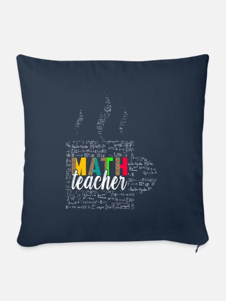 Mathe Mathelehrer - Sofakissenbezug 45 x 45 cm - Navy