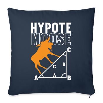 Math Math Teacher - Sofa pillowcase 17,3'' x 17,3'' (45 x 45 cm) - navy - Front