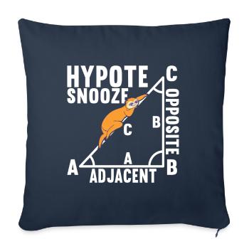 Math Math Teacher - Sofa pillowcase 17,3'' x 17,3'' (45 x 45 cm) - navy - Front
