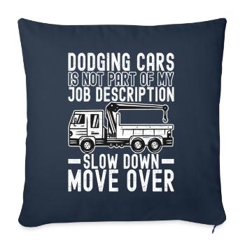 Abschleppwagen Abschleppdienst - Sofakissenbezug 45 x 45 cm - Navy - Vorne