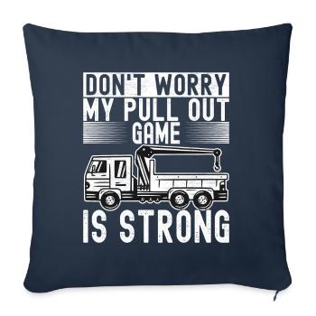 Abschleppwagen Abschleppdienst - Sofakissenbezug 45 x 45 cm - Navy - Vorne