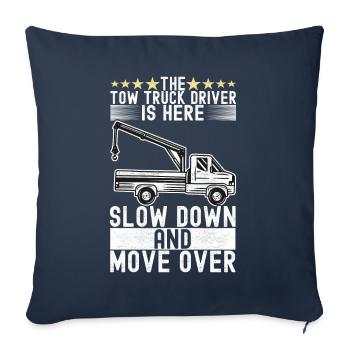 Abschleppwagen Abschleppdienst - Sofakissenbezug 45 x 45 cm - Navy - Vorne