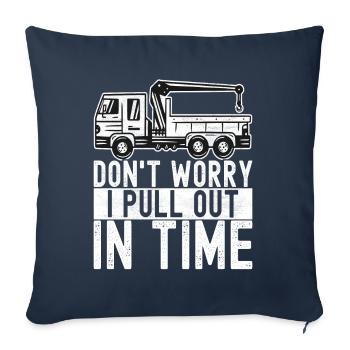 Abschleppwagen Abschleppdienst - Sofakissenbezug 45 x 45 cm - Navy - Vorne