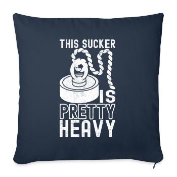 Magnet Fischer Magnet Pêche - Housse de coussin décorative 45 x 45 cm - bleu marine - Devant