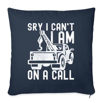 Abschleppwagen Abschleppdienst - Sofakissenbezug 45 x 45 cm - Navy - Vorne