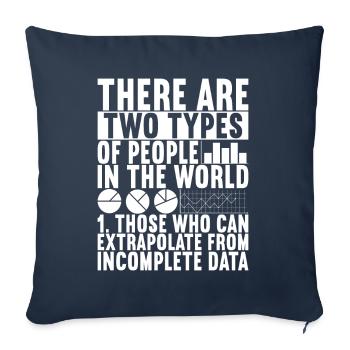 Data Scientist Data Analyst - Sofakissenbezug 45 x 45 cm - Navy - Vorne