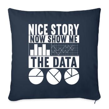Data Scientist Data Analyst - Sofakissenbezug 45 x 45 cm - Navy - Vorne