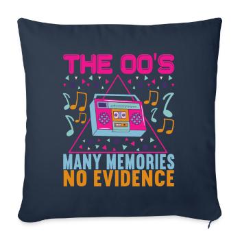 90s 90s 90s Party - Sofa pillowcase 17,3'' x 17,3'' (45 x 45 cm) - navy - Front