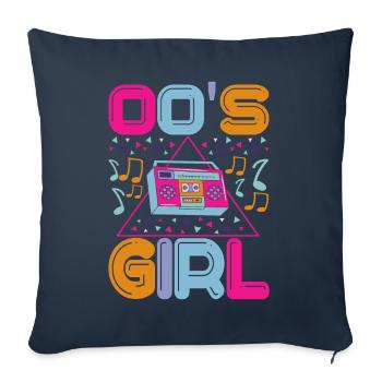 90s 90s 90s Party - Sofa pillowcase 17,3'' x 17,3'' (45 x 45 cm) - navy - Front