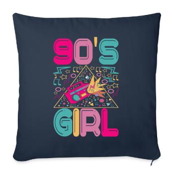 90s 90s 90s Party - Sofa pillowcase 17,3'' x 17,3'' (45 x 45 cm) - navy - Front