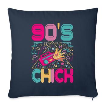 90s 90s 90s Party - Sofa pillowcase 17,3'' x 17,3'' (45 x 45 cm) - navy - Front