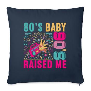 90s 90s 90s Party - Sofa pillowcase 17,3'' x 17,3'' (45 x 45 cm) - navy - Front