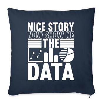 Data Scientist Data Analyst - Sofakissenbezug 45 x 45 cm - Navy - Vorne