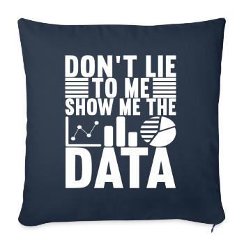 Data Scientist Data Analyst - Sofakissenbezug 45 x 45 cm - Navy - Vorne