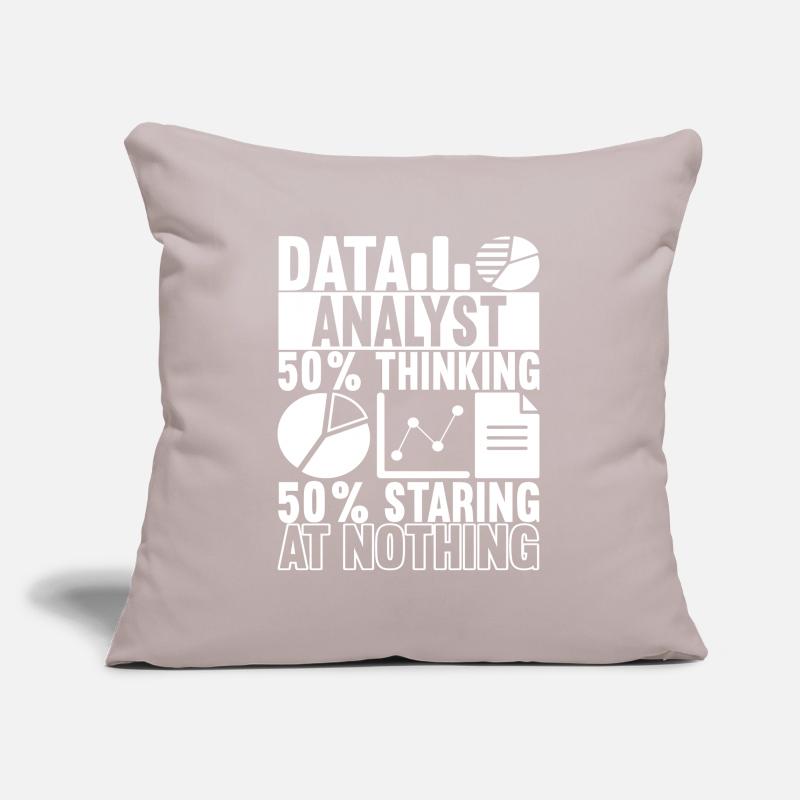 Analyste de données Data Scientist Housse de coussin décorative 45 x 45 cm