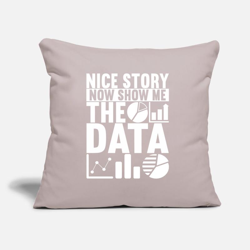 Data Scientist Data Analyst Sofa pillowcase 17,3'' x 17,3'' (45 x 45 cm)