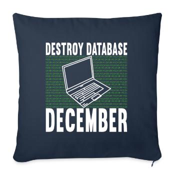 Programmierer Informatiker - Sofakissenbezug 45 x 45 cm - Navy - Vorne