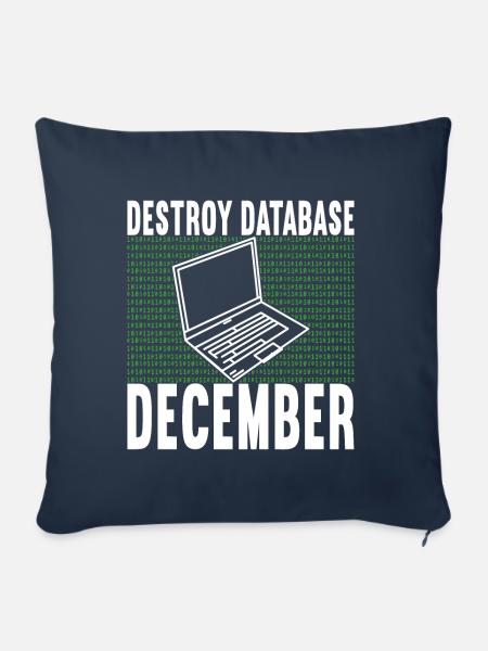 Programmierer Informatiker - Sofakissenbezug 45 x 45 cm - Navy