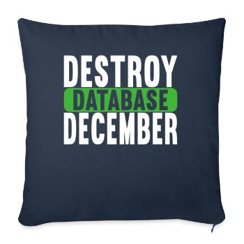 Programmer Computer Scientist - Sofa pillowcase 17,3'' x 17,3'' (45 x 45 cm) - navy - Front