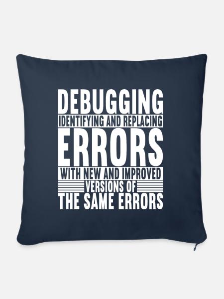 Programmierer Informatiker - Sofakissenbezug 45 x 45 cm - Navy
