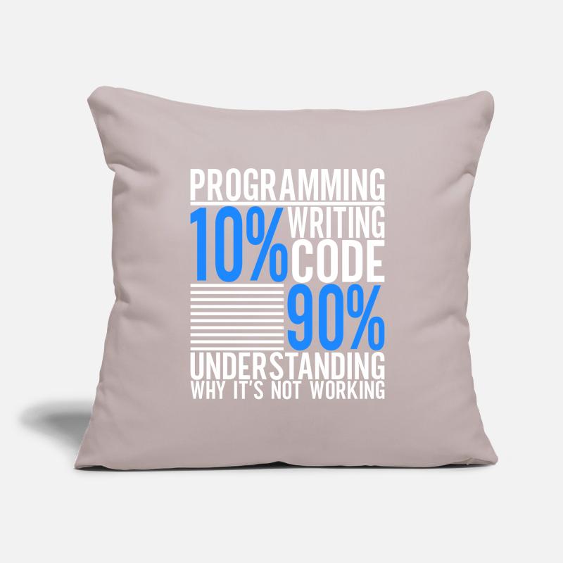 Programmer Computer Scientist Sofa pillowcase 17,3'' x 17,3'' (45 x 45 cm)
