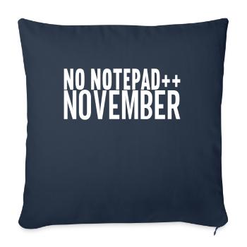 Programmierer Informatiker - Sofakissenbezug 45 x 45 cm - Navy - Vorne