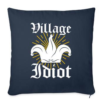 Ren Festival Renaissance Festival - Housse de coussin décorative 45 x 45 cm - bleu marine - Devant