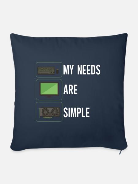 Programmierer Informatiker - Sofakissenbezug 45 x 45 cm - Navy