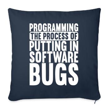 Programmierer Informatiker - Sofakissenbezug 45 x 45 cm - Navy - Vorne