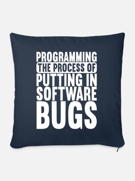 Programmierer Informatiker - Sofakissenbezug 45 x 45 cm - Navy