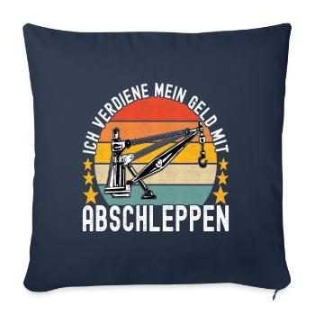 Abschleppwagen Abschleppdienst - Sofakissenbezug 45 x 45 cm - Navy - Vorne