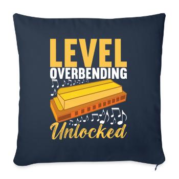 Harmonica Harmonica - Sofa pillowcase 17,3'' x 17,3'' (45 x 45 cm) - navy - Front