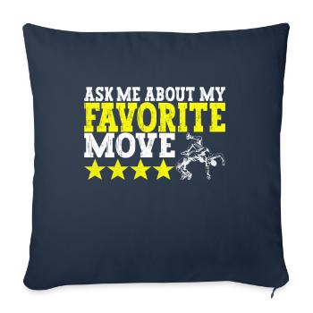 Wrestling Ringen Ringer - Sofakissenbezug 45 x 45 cm - Navy - Vorne