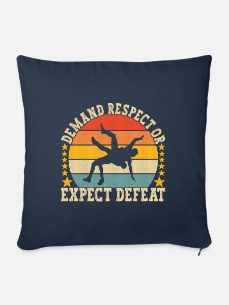 Wrestling Ringen Ringer - Sofakissenbezug 45 x 45 cm - Navy