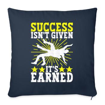 Lutte Lutteurs Lutteurs - Housse de coussin décorative 45 x 45 cm - bleu marine - Devant