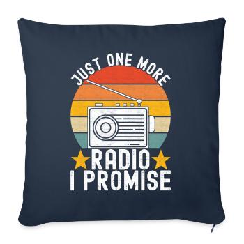 Ham Radio Ham Radio Operator - Sofa pillowcase 17,3'' x 17,3'' (45 x 45 cm) - navy - Front