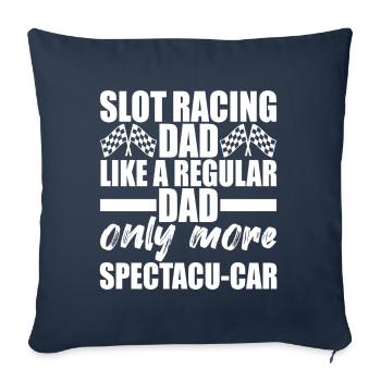 Slotcar Slotracing - Sofa pillowcase 17,3'' x 17,3'' (45 x 45 cm) - navy - Front