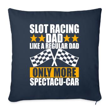 Slotcar Slotracing - Sofa pillowcase 17,3'' x 17,3'' (45 x 45 cm) - navy - Front