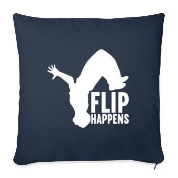Parkour Freerunning - Housse de coussin décorative 45 x 45 cm - bleu marine - Devant