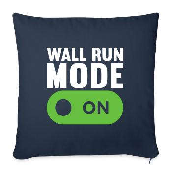 Parkour Freerunning - Housse de coussin décorative 45 x 45 cm - bleu marine - Devant
