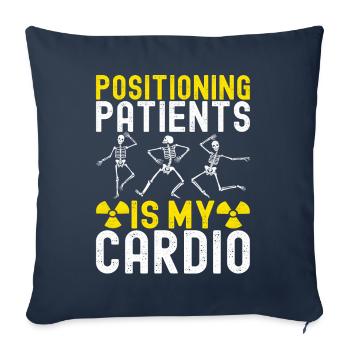 Radiology Radiologist - Sofa pillowcase 17,3'' x 17,3'' (45 x 45 cm) - navy - Front