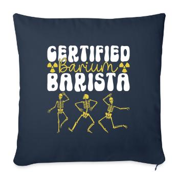 Radiology Radiologist - Sofa pillowcase 17,3'' x 17,3'' (45 x 45 cm) - navy - Front