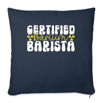 Radiology Radiologist - Sofa pillowcase 17,3'' x 17,3'' (45 x 45 cm) - navy - Front