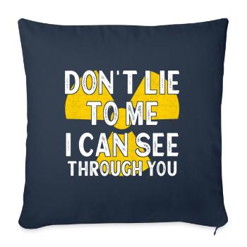 Radiology Radiologist - Sofa pillowcase 17,3'' x 17,3'' (45 x 45 cm) - navy - Front