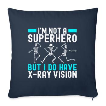Radiology Radiologist - Sofa pillowcase 17,3'' x 17,3'' (45 x 45 cm) - navy - Front