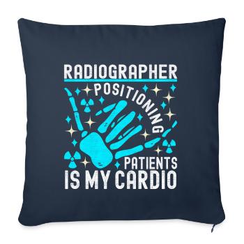 Radiology Radiologist - Sofa pillowcase 17,3'' x 17,3'' (45 x 45 cm) - navy - Front