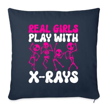 Radiology Radiologist - Sofa pillowcase 17,3'' x 17,3'' (45 x 45 cm) - navy - Front